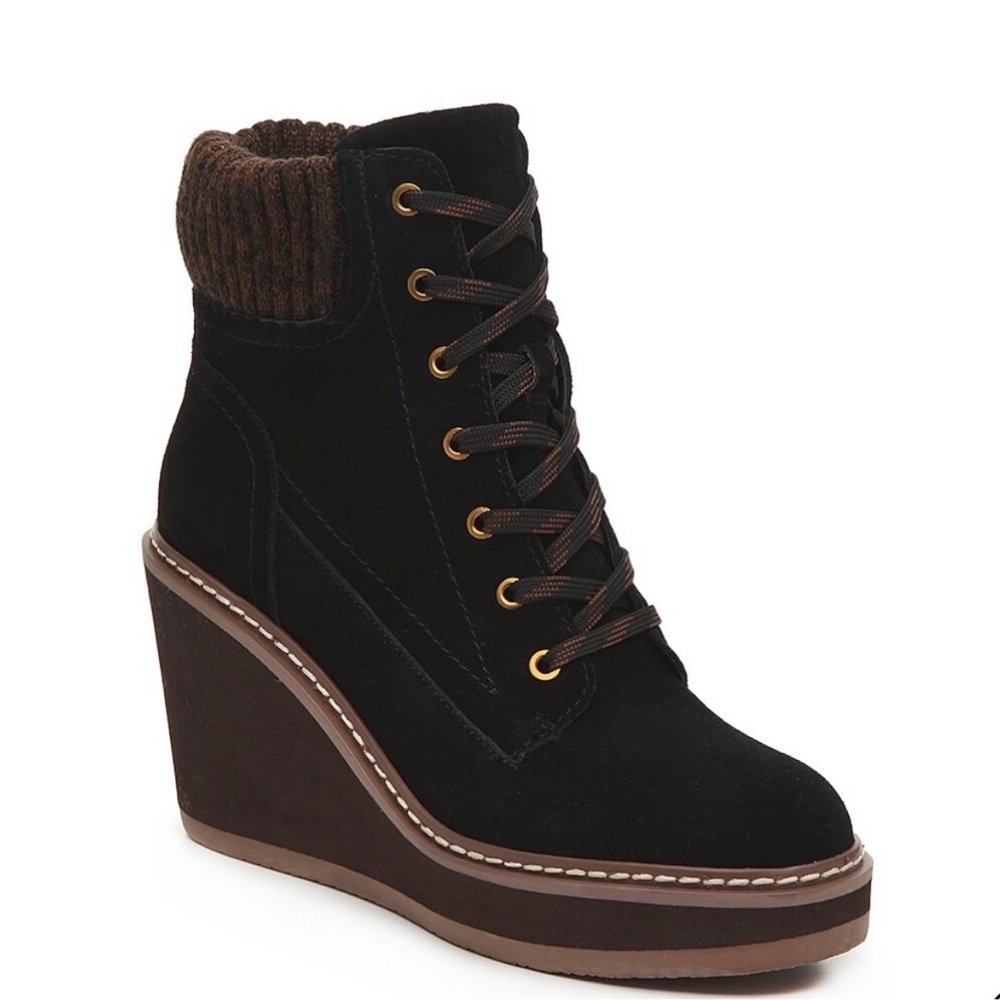 Tommy Hilfiger “Solenne” Women Wedge Booties Size 9M